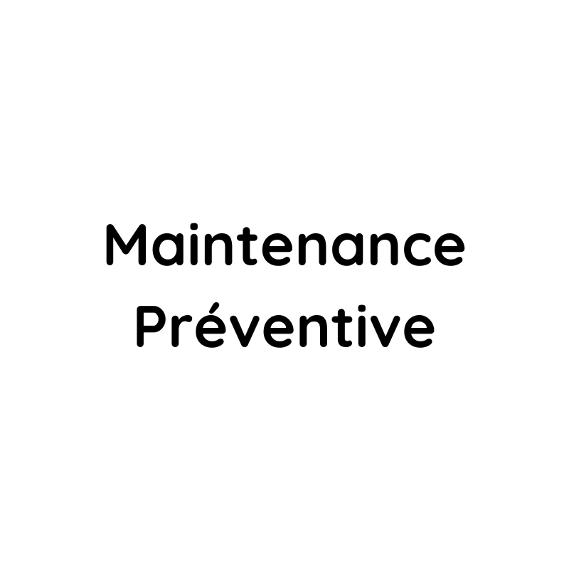 Type de Pièce (8) maintenance préventive